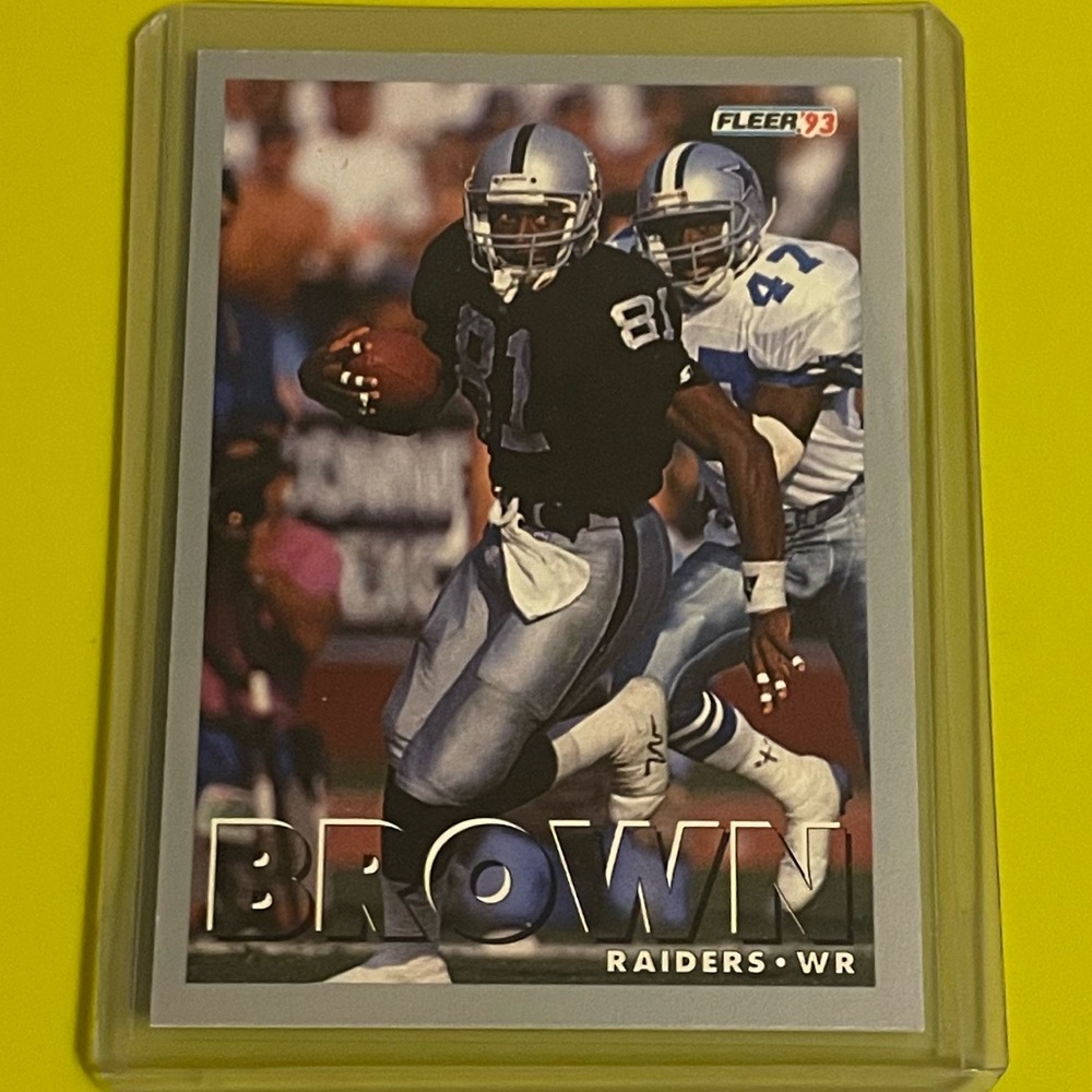 Tim Brown #89 1993 Fleer Football Trading Card